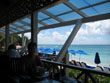 Beach restaurant on west coast