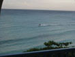 The water at sunset, from the balcony